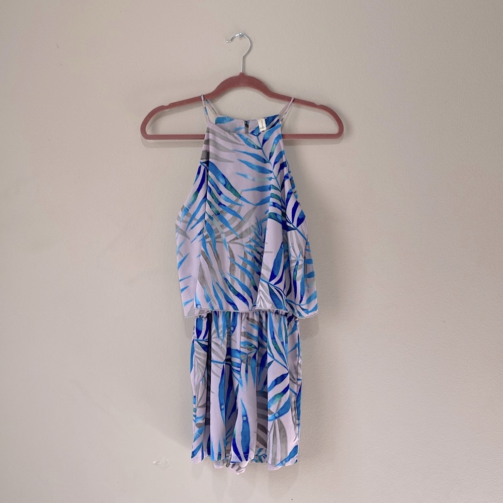 Tyche palm leaf romper🏝️